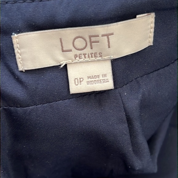 Loft Tweed Like A-line Mini Skirt -- Multicolored Rainbow with Silver Threads - Picture 4 of 7